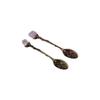 Cream Round Natural Amethyst Bar Stirring Scoop Tea Spoon Kitchen Supplies Coffee Spoon Tableware