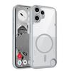 KEYSION Transparent Magnetic Phone Case for Nothing CMF Phone 2 Pro 1 Silicone+PC HD Clear Shockproof Cover for CMF Phone 1 2Pro