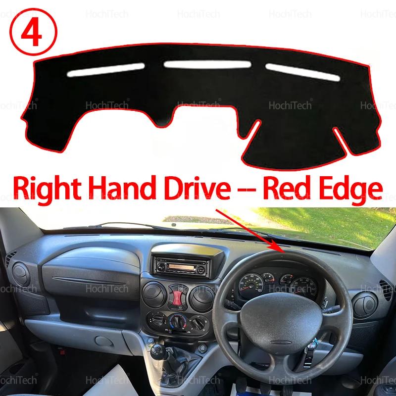Armaturenbrettabdeckung für Fiat Doblo 2000-2015 LHD RHD Auto Armaturenbrett Abdeckung Vermeiden Licht Pad Instrumenten Panel Matte Teppiche