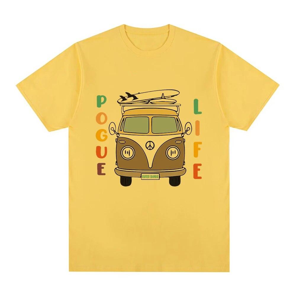 Tricou Outer Banks 3 pentru femei, tricou estetic amuzant cu grafic Pogue Life, tricou unisex OBX North Carolina, vintage, casual, din bumbac