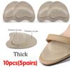 2/3/5pairs Sandals Anti-slip Stickers Leather Forefoot Pad Women High Heels Pain Relief Insert Cushion Foot Care Shoes Pad