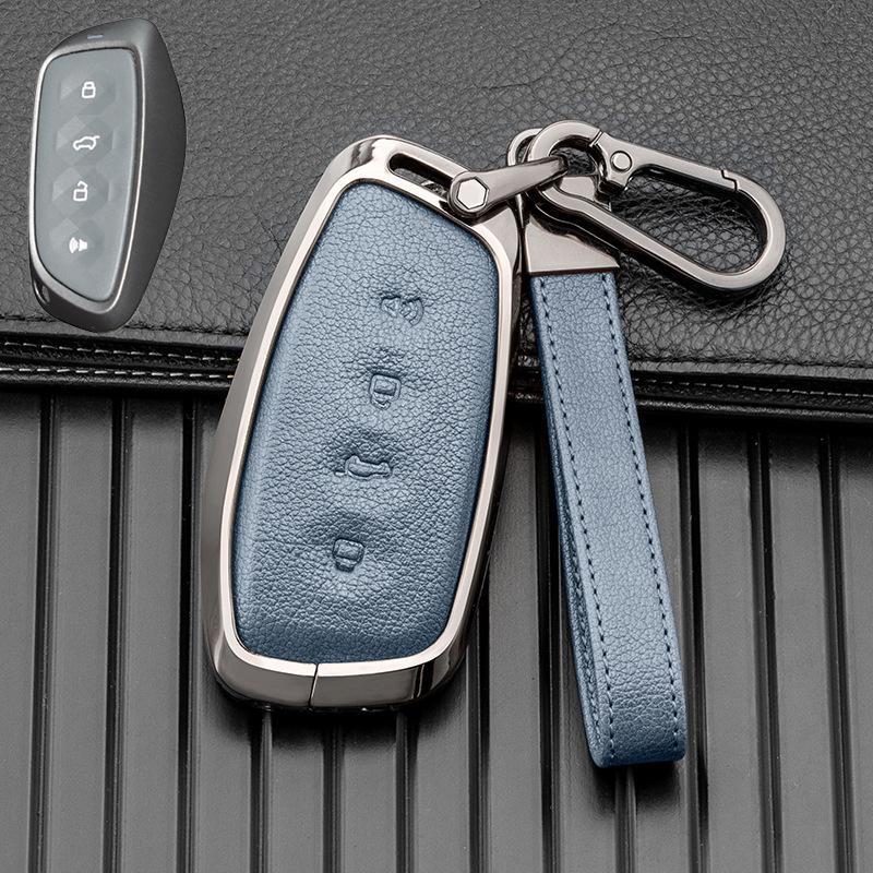 Full Metal Remote Cover for 2022 Great Wall Haval Car - Compatible with Harvard Series Key