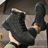 Mode 2024 Neue Leder Schnür-Stiefeletten Allround Herren Bequemer Wanderschuh Outdoor-Sneaker Herren Rutschfeste Walking-Schuhe für Herren