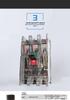 DELIXI 3P Transparent Plastic Circuit Breaker, 380V Three-Phase Electric Gate Main Switch
