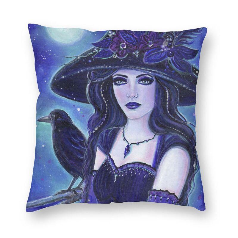 Home Decoration Nordic Halloween Witch Ghost Tree Cushion Cover Cushion Cover Mystery Magic Pillowcase 45x45cm Funda De Almohada