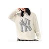 New MLB New York Yankees Sweatshirts Unisex White 3AMTU0131-50CRS