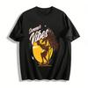 Summer Vibes Skateboard Coconut Tree Graphic Casual Summer Tee Pure Cotton T-shirt