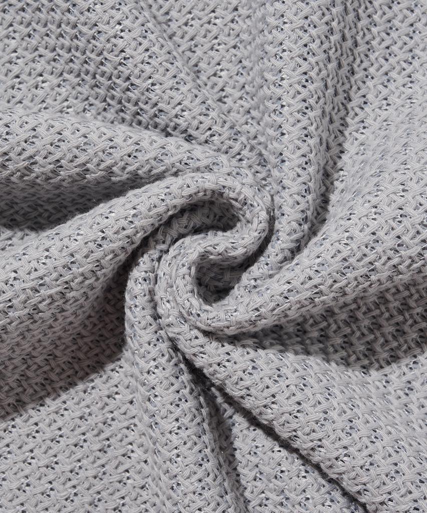 OTHERFITS Maglia Estiva a Rete con Scollo Aperto (grigio)
