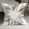 Home Decor Abstract Black And White Geometric Pillow Covers Pattern Cushion Cover Suitable For Sofa Bedroom Car Pillow Cover