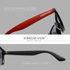 KINGSEVEN Classic Design Rectangular Sunglasses UV400 Essential For Travel Effectively Block Ultraviolet Rays