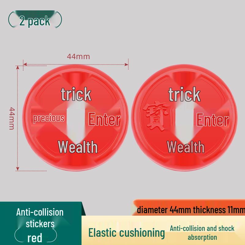 Silicone Door Handle Anti-Collision Buffer Pad for Wall and Glass Protection