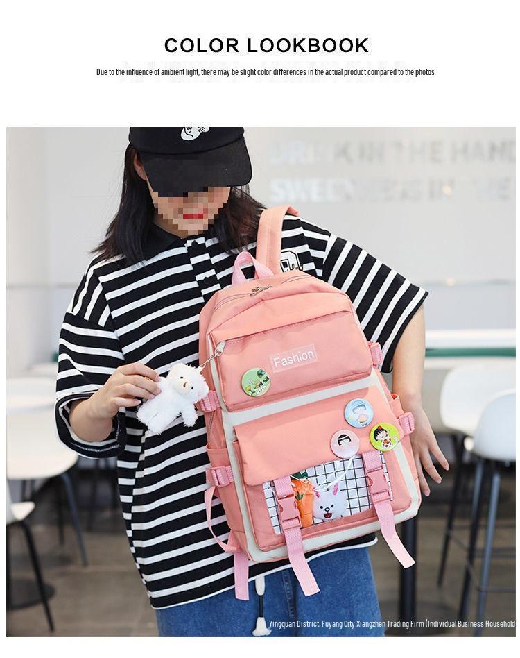 Korean Style School Backpack for Girls - Elementary To High School