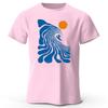 Sommer Kunststil Surfen Reine Baumwolle Kurzarm Herren Tägliche Kleidung Große Größen Weich und Bequem Reise Straßen Sport T-Shirt