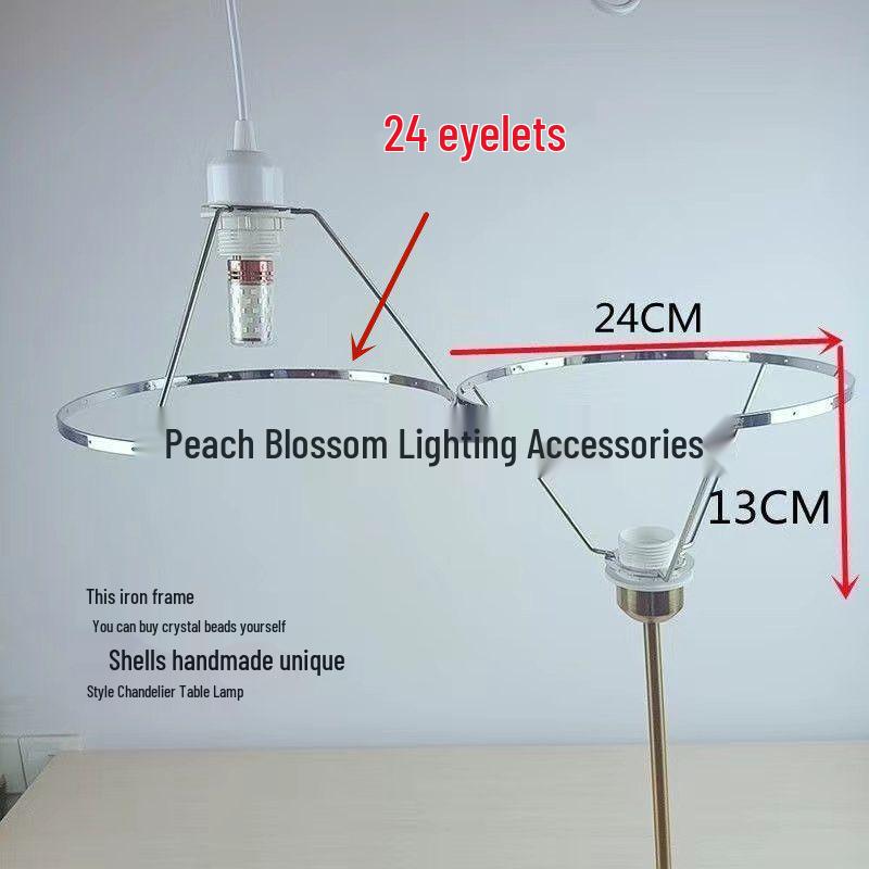 Χειροποίητος Πλαίσιο Αμπαζού Τέχνης με Σχοινί DIY: Στρογγυλά & Τετράγωνα Σιδερένια Εξαρτήματα για Επιτραπέζια Φωτιστικά