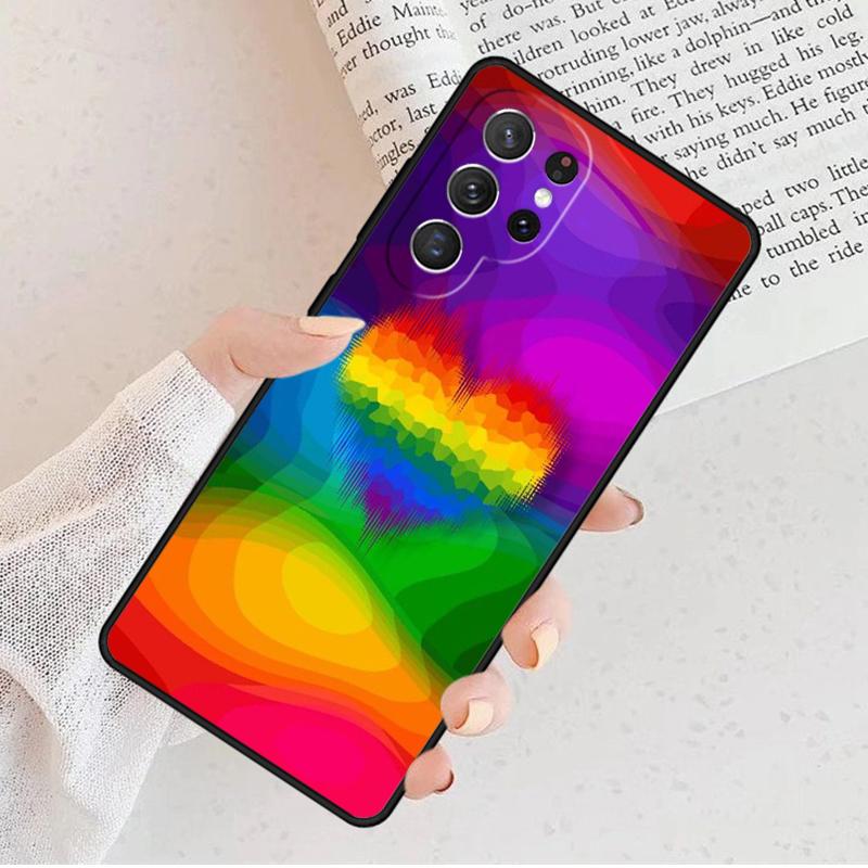 Gay Pride LGBT Rainbow Flag Phone Case For Samsung Galaxy S25 S23 S30 S8 S21 S20 FE S24 S22 Note 10 20 Plus lite Ultra