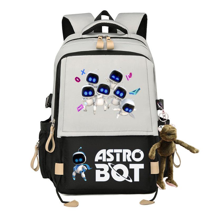 Set Zaino Scolastico da 3 Pezzi per Studenti Zaino Scolastico di Grande Capacità in Tessuto Oxford con Tracolla e Astuccio