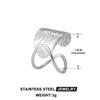 Stainless Steel Irregular Opening Rings for Men Women Geometric Personality Adjustable Finger Rings  Party Jewelry Gifts