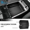 For Hyundai Tucson NX4 2025 2026 2027-UP ABS Car Armrest Storage Box Center Console Tray Organizer Interior Accessories Tidying