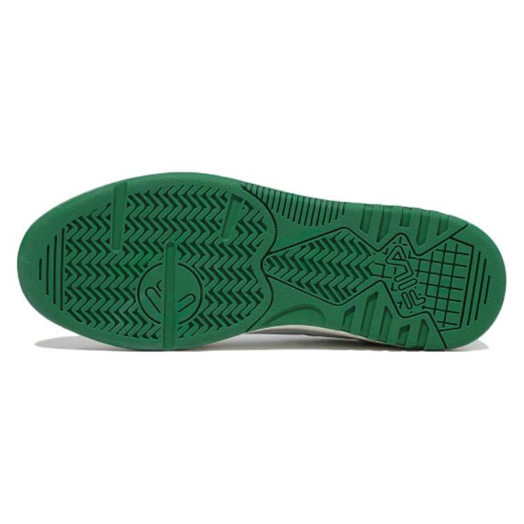 Fila Club LT Synthetic Leather Low Top Cushioning Abrasion Resistant Skateboard Shoes Unisex White Green Korean Style 1XM01960F_142