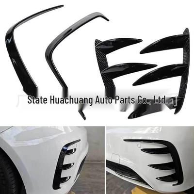 Rear Spoiler with Fang-Shaped Canards for 2013-2018 Mercedes-Benz A-Class W176 A200 Models.