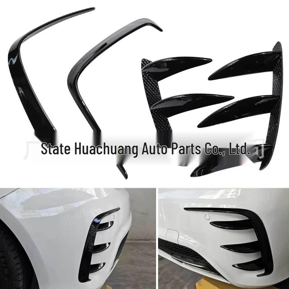 Rear Spoiler with Fang-Shaped Canards for 2013-2018 Mercedes-Benz A-Class W176 A200 Models.