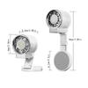 Handheld Fan 3-Speed Adjustable Foldable Battery Operated Mini Fan Handheld For Women Men Kids Home Bedroom Office School Travel