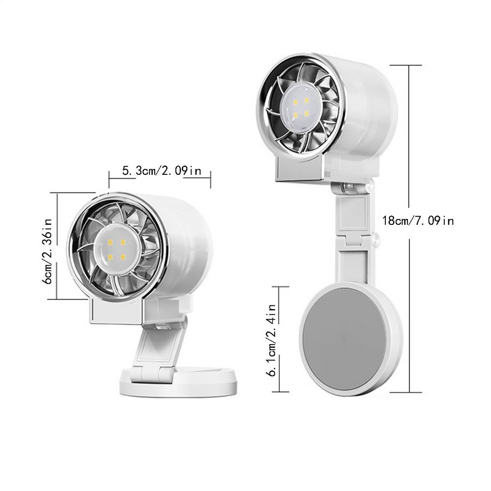 Handheld Fan 3-Speed Adjustable Foldable Battery Operated Mini Fan Handheld For Women Men Kids Home Bedroom Office School Travel