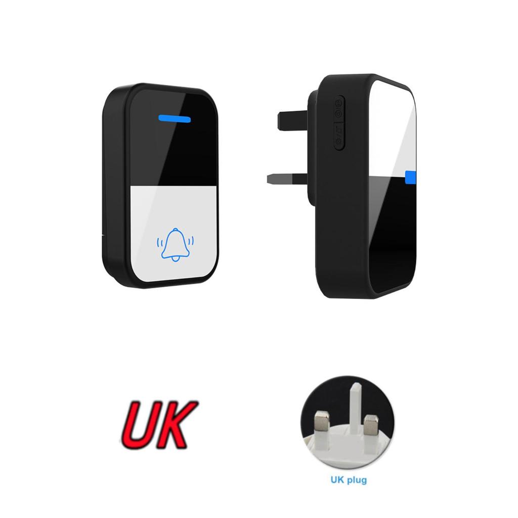 Wireless Waterproof Battery-Free Doorbell - US/EU Standard, One-to-Two Unit
