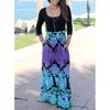 Premium Quality Boho Long Maxi Dress Featuring Floral Vintage Design For Summer