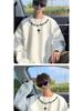 Men's Fleece-Lined Cotton Hoodie, Round Neck, Loose Fit, Plus Size, Spring & Autumn Layer, Trendy Winter Wear.