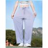 Ice Silk Sun Protection Pants for Women Summer Loose Straight Wide Leg Breathable Cooling Trousers