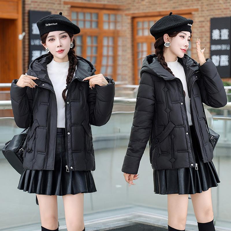 Down cotton-padded clothes women's short models new winter loose thickened small cotton-padded jackets hooded explosive cotton-padded jackets