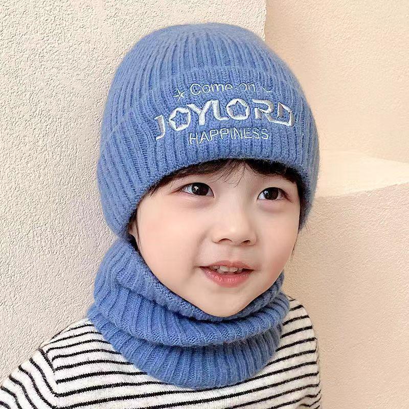 Kids' Trendy Knit Wool Hat: Cute Winter Pullover for Boys & Girls