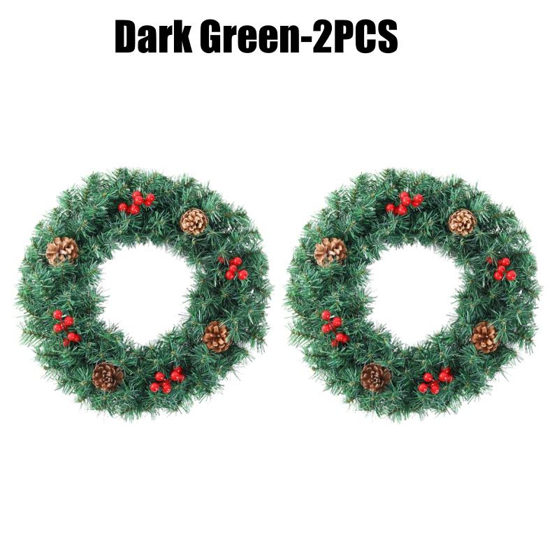 Weihnachtskranz Rebe Feiertagsdekorationen für Zuhause Tür Wand Tisch Mittelstück Festliche Weihnachtsfeier Saisonale Ornamente