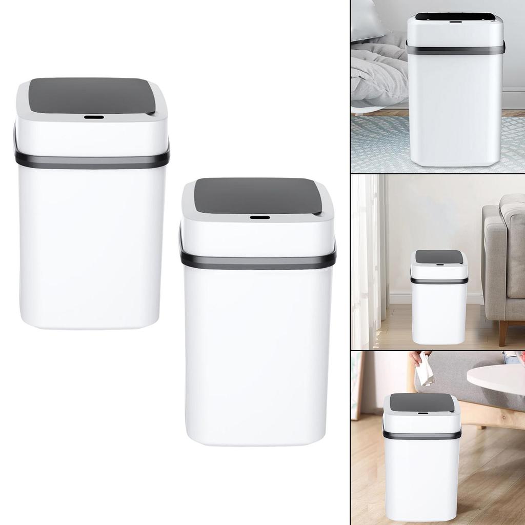 Touchless Dustbin for Bathroom, Bedroom Automatic Garbage Bin with , Small Motion Sensor Wastebasket
