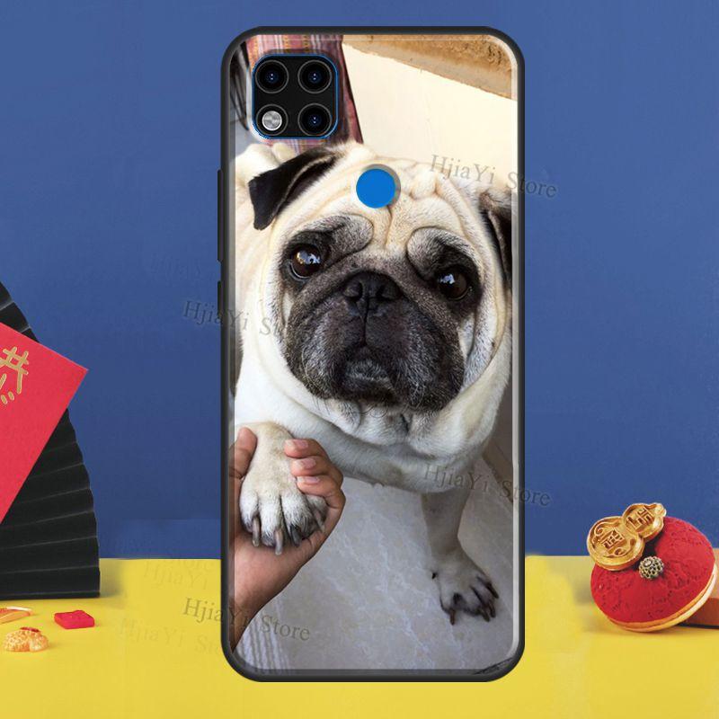 Cute Pug Dog Case For Xiaomi Redmi Note 11 Pro Note 10 Pro 9 8 7 9S 10S 11S Cover For Redmi 10 9A 9C 9T