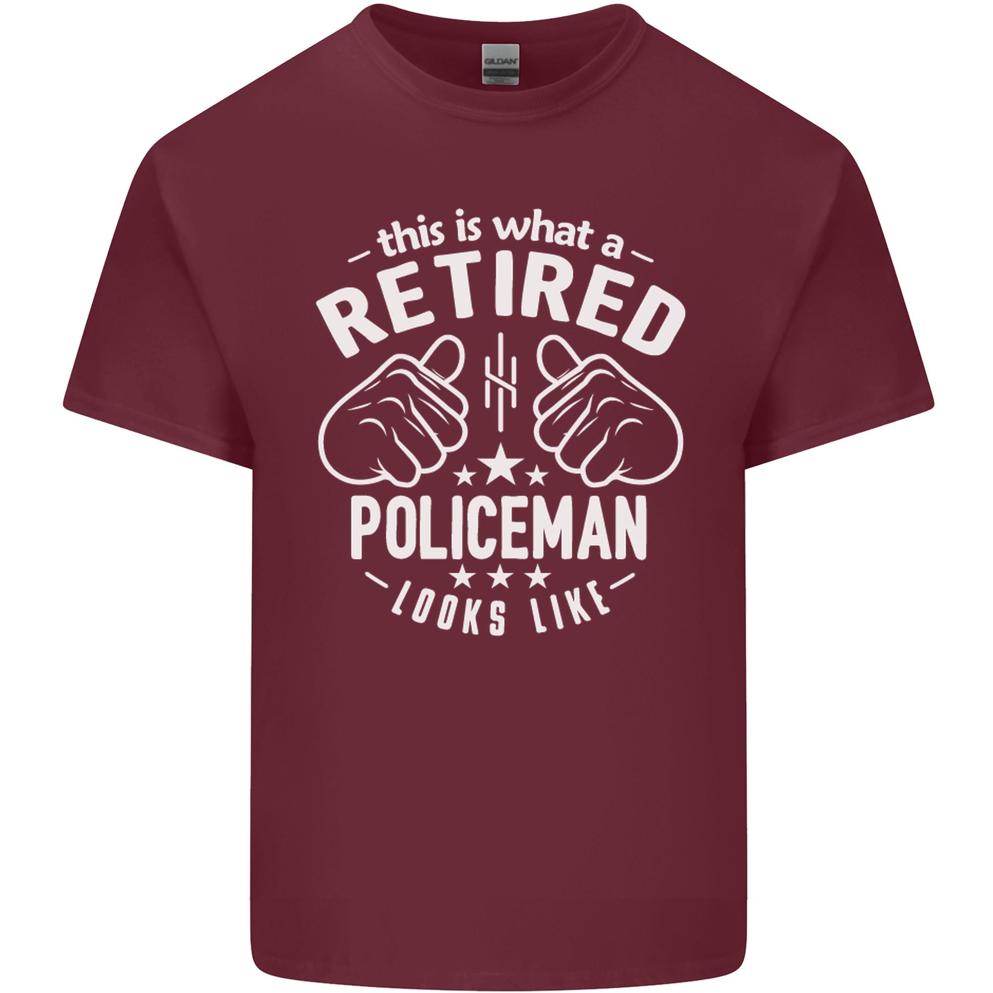 This Is What a Retired PoliceUnisex Looks Like Unisexs Light Cotton TShirt S