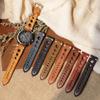 Handmade Genuine Leather Watchband 20mm 22mm 24mm Vintage First Layer Cowhide Watch Strap Bracelet Replacement for Men