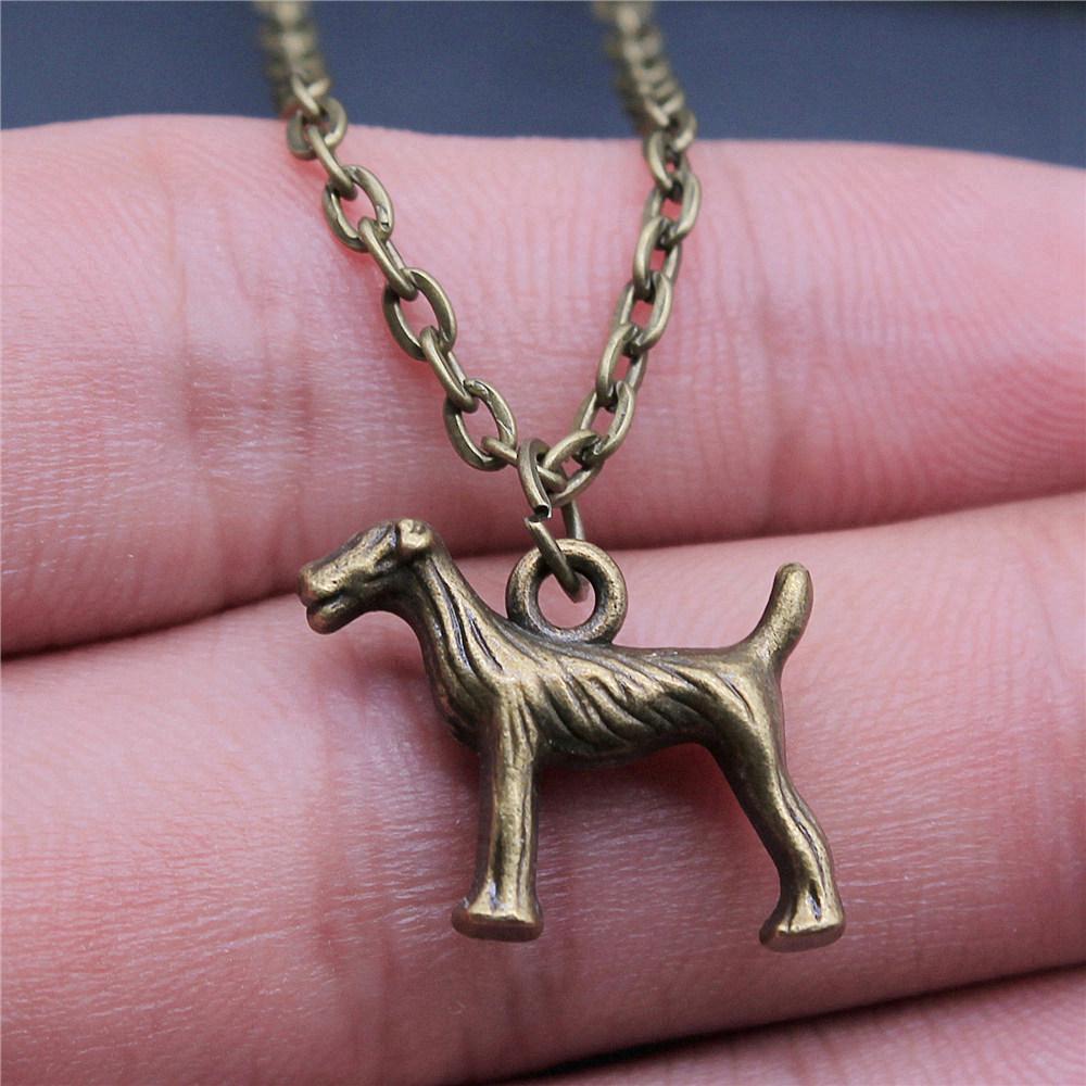 Pet Dog Cat Pendant Antique Bronze Metal Choker Necklace for Women New Arrival Gift