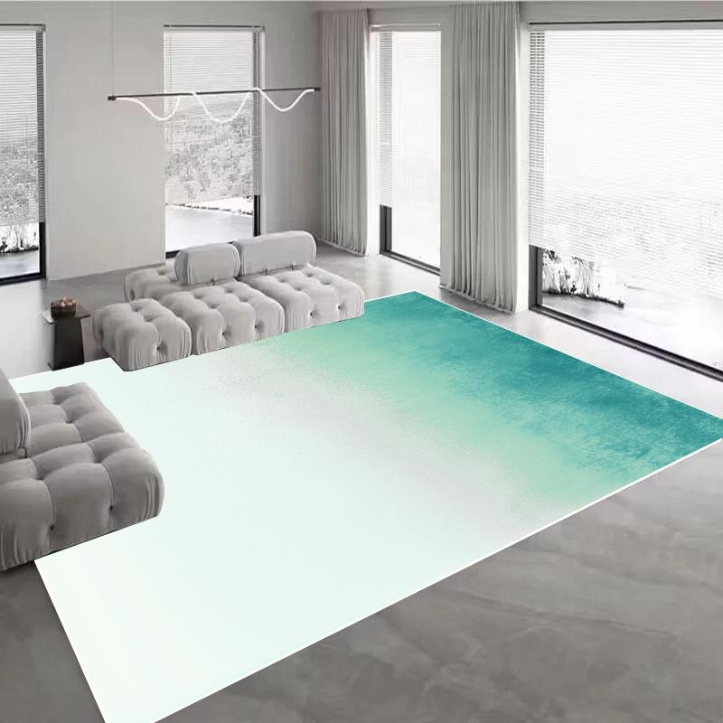 Dopamine Gradient Large Area Carpet Living Room Decoration Lounge Rug Simple Sofa Area Rugs for Bedroom Thicken Solid Color Mats