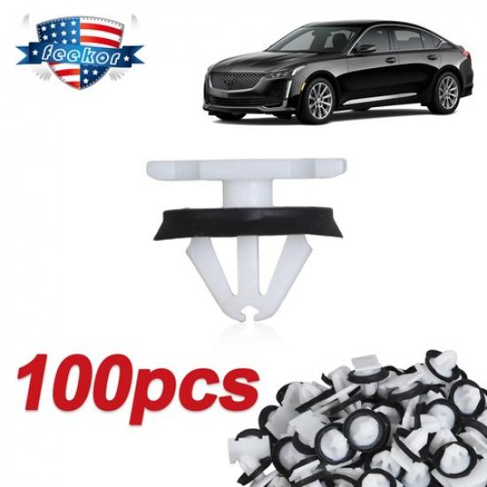 100Pcs Wheel Opening Molding Retainer Clips for Chevy GMC Rocker Trim