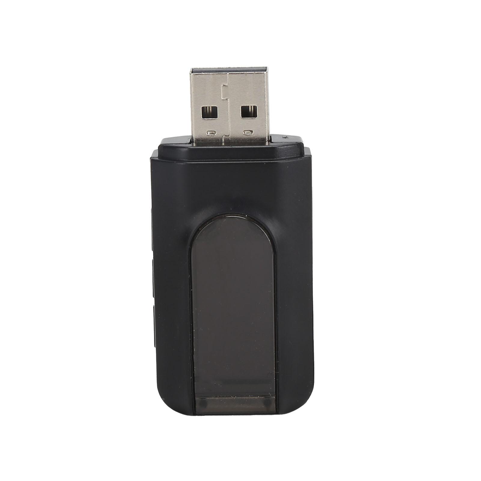 

2 in 1 Bluetooth 5.0 Transmitter Receiver USB Wireless Audio Adapter with LCD Display