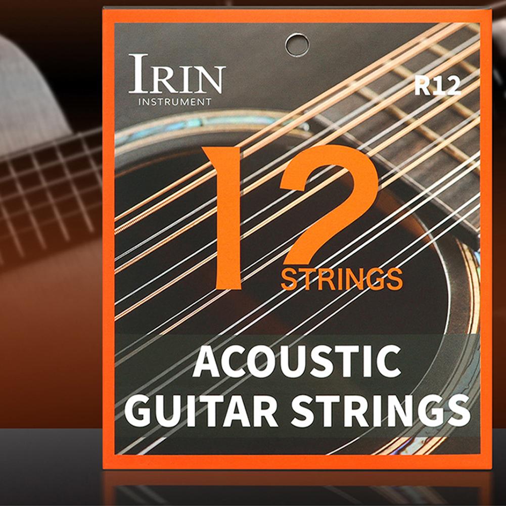 12-String Guitar Strings Folk Guitar Accessories Parts Classical Guitar Strings Phosphor Bronze Guitar Strings for Guitar
