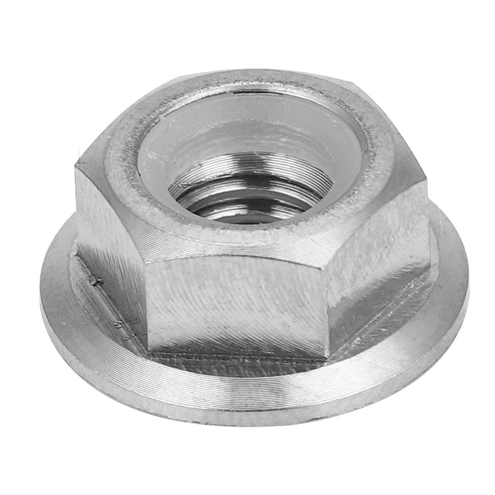 1pc M5 M6 M8 M10     Alloy Flange Lock Nut for   Motorcycle (M6X1.0)