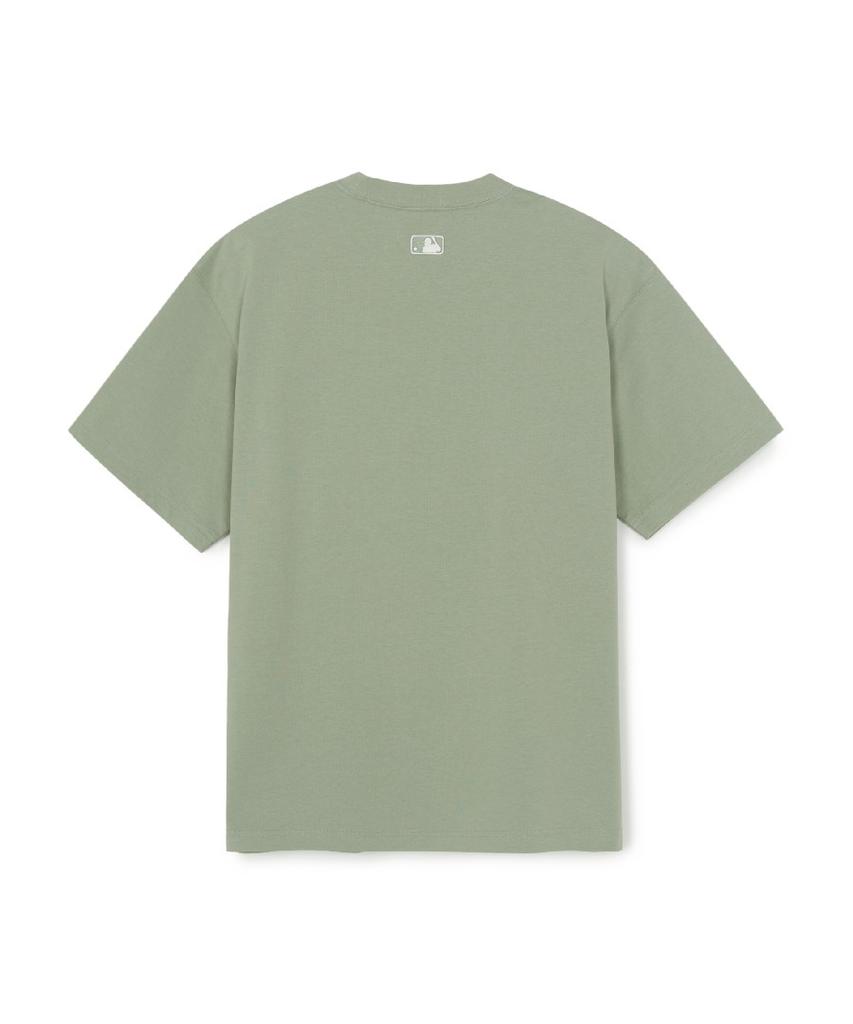 Emelbi Basic Heavyweight Oversized Short Sleeve T-Shirt Bos (L.Green)