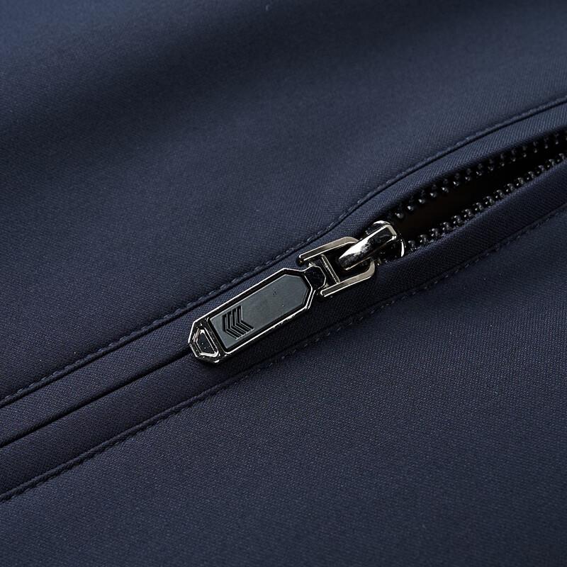 Firstview Men's Stand Collar Lamb Wool Lined Cotton Jacket