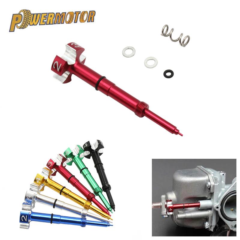 Carburetor Adjustable Fuel Mixture Screw CNC Air Fuel Mixture Screw For KTM Honda Suzuki Yamaha Motorcycle ATV Quad Dirt Bikes красный