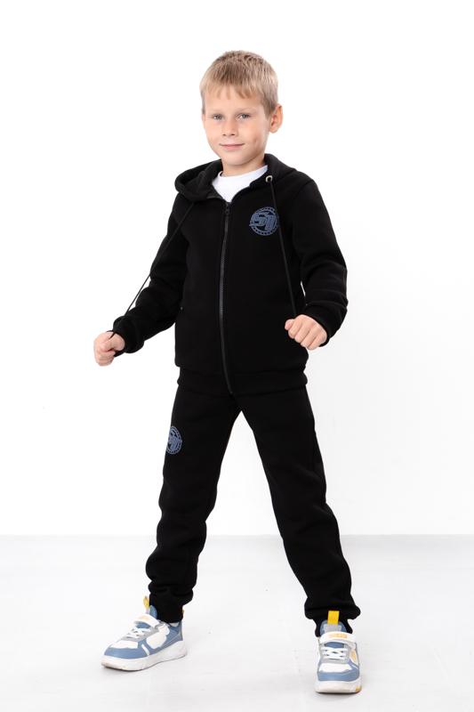 Tracksuit (boys) – Warm Zip Hoodie & Pants with Print, Winter, 6436-025-33-4 HC