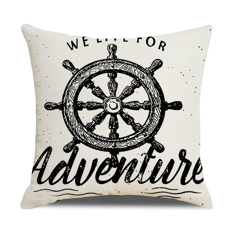 Nordic Black and White Simple Ocean Letter Pillow Cushion New Ebay Pillow Cover