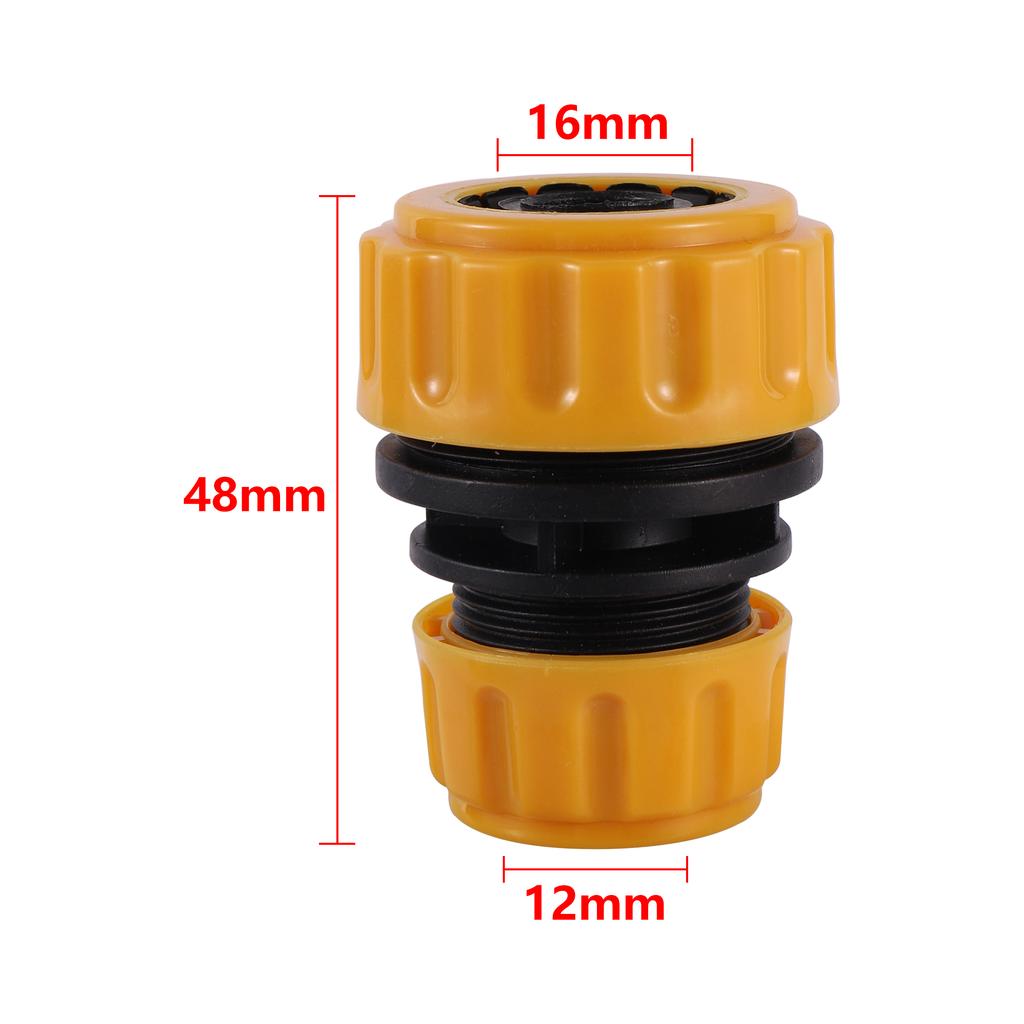 Garden Hose Quick Connector 1/2 3/4 1 Inch Pipe Coupler Stop Water Connector Repair Joint Drip Irrigation System 32/20/16mm Hose